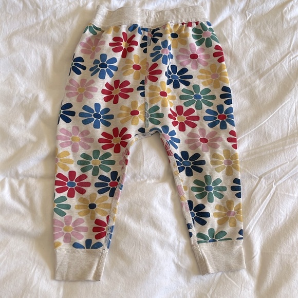 Hanna Andersson Flower Rainbow Reversible Relaxed Sweats Jogger Pants US 3 - Picture 5 of 8